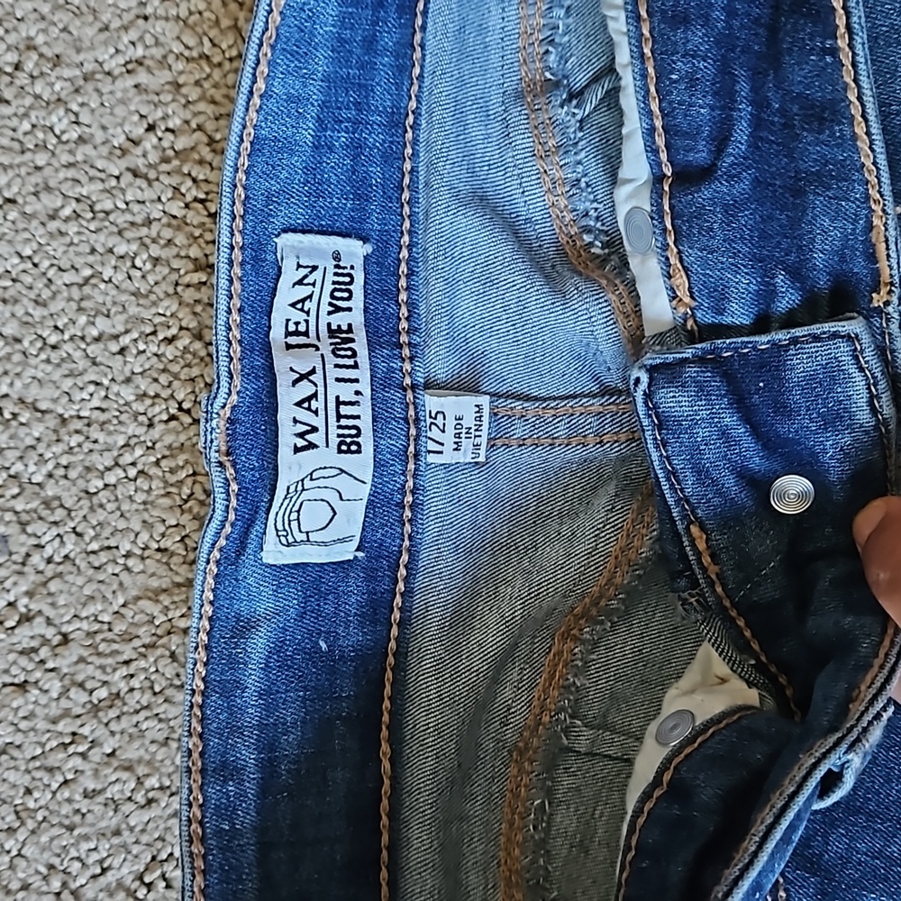 Wax Jean Distressed Skinny 1 (25) - Picture 2 of 5